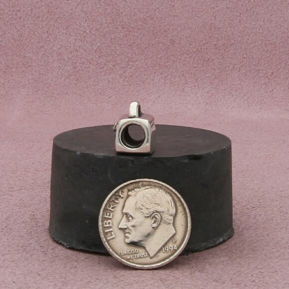 pandora sterling silver pink cz purse bead (790309pcz) charm pendant - Picture 2 of 3